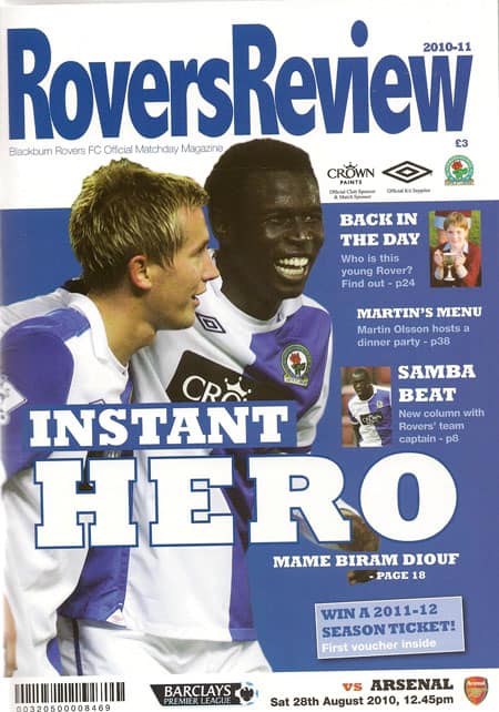 Blackburn Rovers FC v Arsenal FC